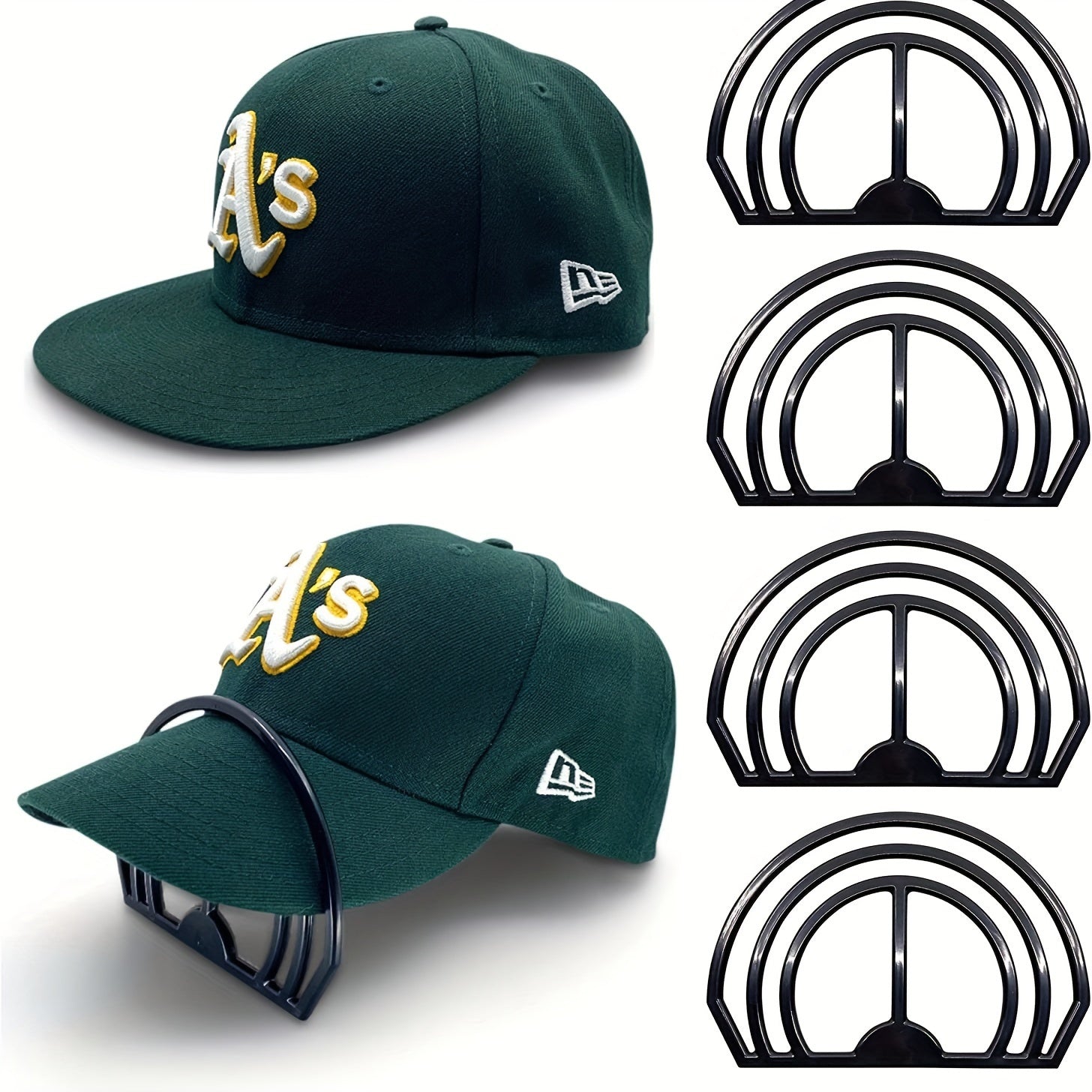 1 Pieza, Dobladora De Ala De Sombrero, Herramienta Portátil Para Dar Forma A Los Bordes Para Lograr Curvas Ideales, Ideal Para Gorras De Béisbol Y Más