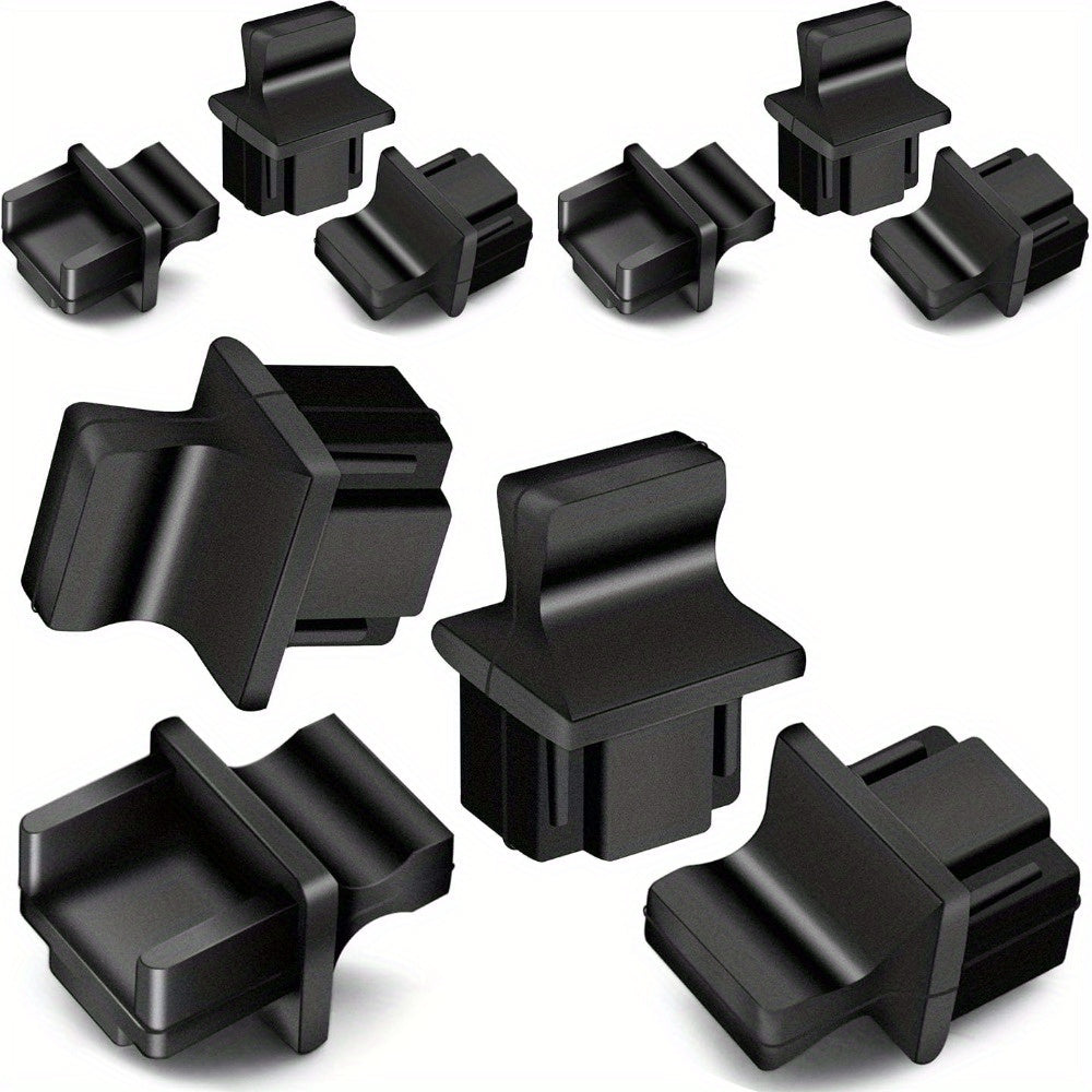 100-Unidades de Fundas de Polvo de Silicona para Puertos Ethernet, Conmutador/Enrutador/Hub/Tarjetas/Computadora, Protector de Módulo de Transceptor de Cobre, Sin Carga, No Requiere Batería
