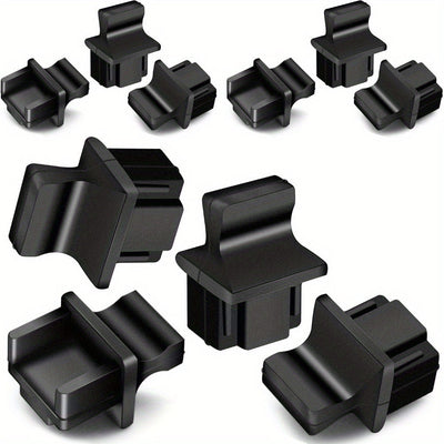 100-Unidades de Fundas de Polvo de Silicona para Puertos Ethernet, Conmutador/Enrutador/Hub/Tarjetas/Computadora, Protector de Módulo de Transceptor de Cobre, Sin Carga, No Requiere Batería