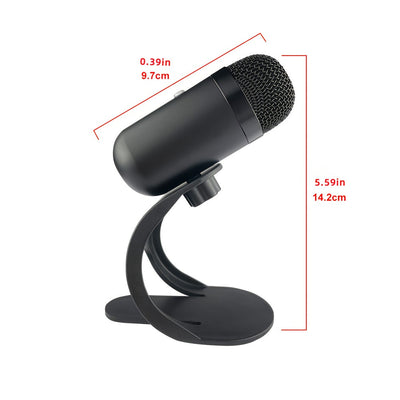 1pc Micrófono con Cable USB 2.0 con Función de Silencio, Patrón Polar Unidireccional, Alimentación por Cable, para Teléfonos Móviles, Computadoras, Grabación de Video, Podcasts, Conferencias, Juegos de Voz - Compatible con PS4, PS5, Altavoces de Escritor