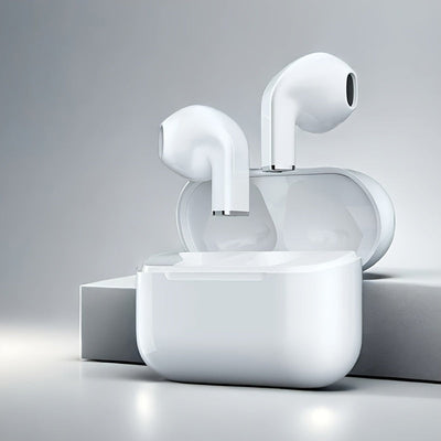 Auriculares inalámbricos mini True Wireless 2025, 13.46 cm, cómodos e inteligentes, con sonido HiFi Bass 9D estereo, llamadas HD, TWS, USB-C, compatibles con Android e iPhone, ideales para deporte y dormir