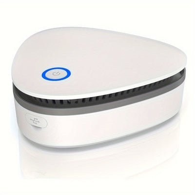 Purificador de ozono portátil mini, 20mg/h, recargable por USB con batería de litio de 1800mAh incorporada, para hogar, coche, refrigerador, armario de zapatos, bolsa de caza - Material de plástico