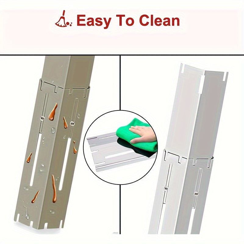 Paquete de 3 Placas Calentadoras Universales para Barbacoa en Tienda con Protector Térmico para Parrilla de Gas, Cubierta Ajustable del Regulador de Llama y Deflector de Calor, Piezas de Repuesto para Parrillas de Gas