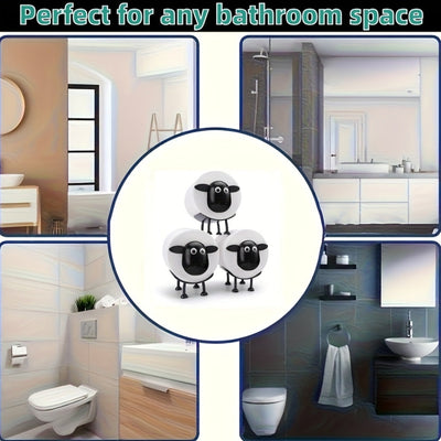 1/3 piezas - Soporte de papel higiénico con forma de animal lindo, soporte de papel higiénico divertido, soporte de papel higiénico de baño de pie, para decoración de baño