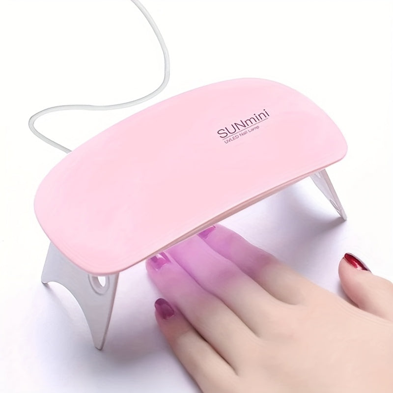 Linterna semipermanente para uñas, lámpara profesional plegable USB, secador de uñas portátil para hogar y salón, ideal para gel y todo tipo de arte en uñas