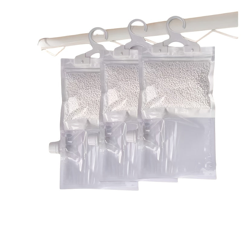 3 piezas de bolsas deshumidificantes reutilizables - Perfectas para armarios, dormitorios y baños. Diseñadas para una absorción efectiva de la humedad, kit de dormitorio y hogar a prueba de humedad, hechas de silicona, deshumidificador de armario | Contr