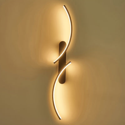 1pc Aplique de pared LED acrílico moderno - Montaje semi empotrado, accesorio desmontable con herrajes de instalación, cableado, 85V-265V, para dormitorio, sala de estar, cocina, espacios comerciales