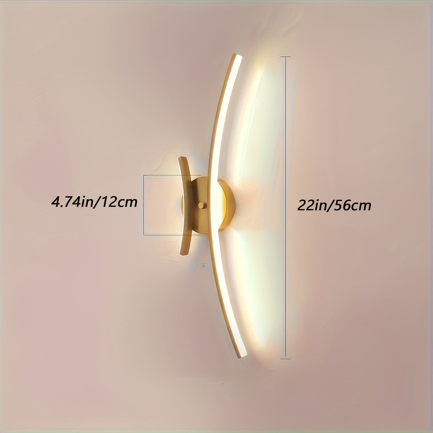 Lámpara de pared moderna y ajustable con pantalla de acrílico - Temperatura de color ajustable, 3 temperaturas de color ajustables, ideal para espejo de tocador de baño y decoración de pared de dormitorio, cableado duro, 110V-240V, lámpara de pared de ba