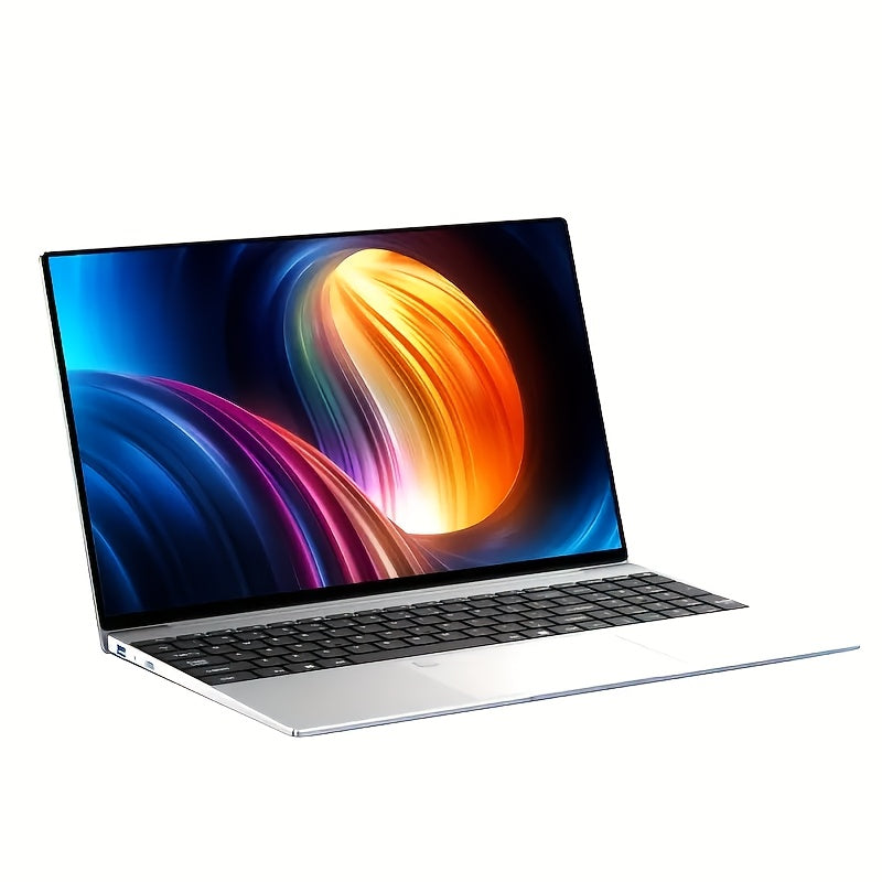 Portátil de 15.6 Pulgadas con 8GB RAM + SSD de 1024GB, Procesador N95, Bisagra 180°, WiFi 6, sin varillas 5.2, USB, Tipo-C, HDTV, Batería de 5000mAh, Altavoces Estéreo Dobles, WiFi Dual Band 5G, Regalo Ideal para Amigos