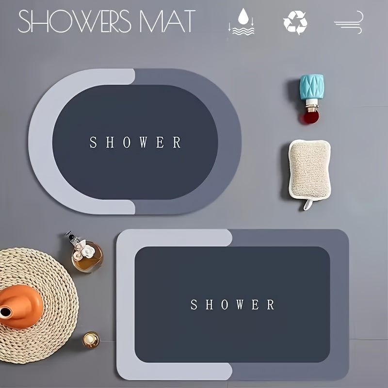 Conjunto de 2 alfombras antideslizantes absorbentes para baño, alfombra antideslizante absorbente de tierra de diatomeas, felpudo, tapete de cocina, decoración de muebles de encimera de cocina, productos de alta calidad, regalos exquisitos