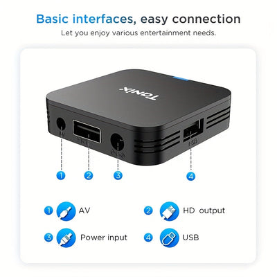 Tanix TX1 Mini TV Box Android 10.0, Soporte para Video 4K UHD con WIFI