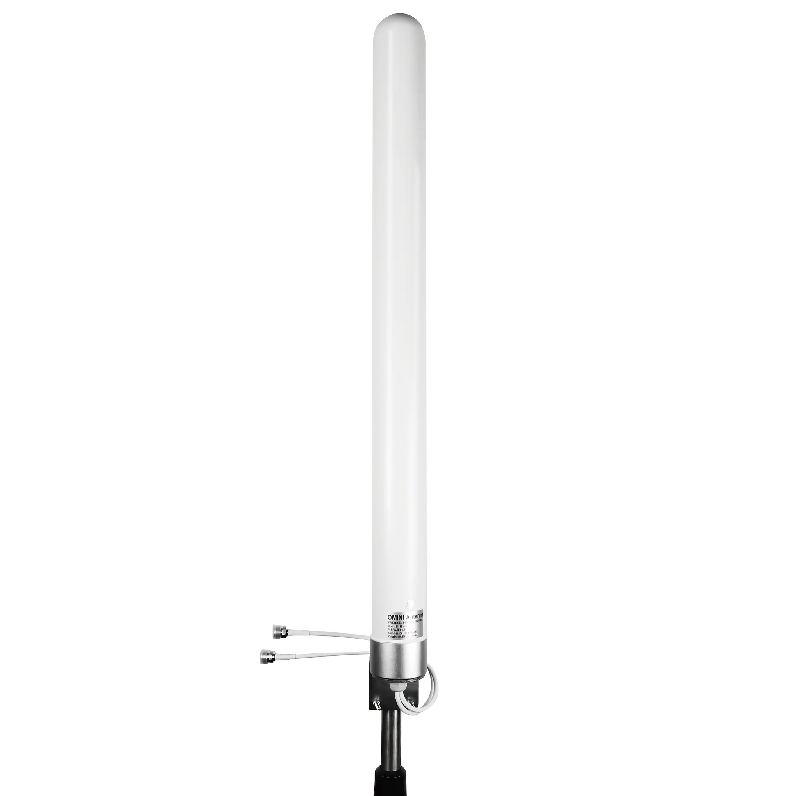 Antena 4G LTE para Exterior - Amplificador de Señal Celular Omni-Direccional 2x2 MIMO de 74.93 cm con Ganancia de 12dBi, Diseño de Alta Calidad y Compatibilidad con Operadores (AT&T/Verizon/Sprint/T-Mobile), Antenas para Wifi, Mejora del Internet Móvil,