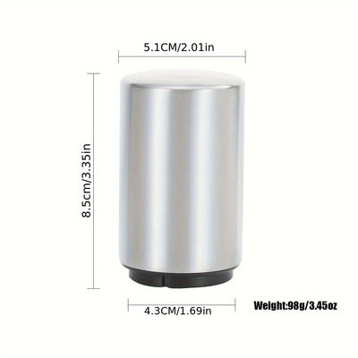 Abrebotellas magnético de acero inoxidable, abridor de tapas a presión, automático con sistema push-pull, ideal para hoteles, cenas familiares, bares y restaurantes (1 unidad)