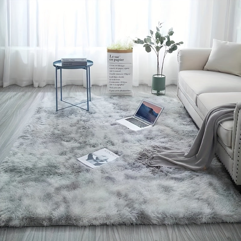 1 Unidad, Alfombras Suaves Y Esponjosas De Pelo Largo Para La Sala De Estar, Alfombra Mullida Para El Dormitorio, Alfombras De Decoración Para El Hogar, Bonitas Y Lujosas, Antideslizantes Y Lavables A Máquina, Decoración Para El Hogar