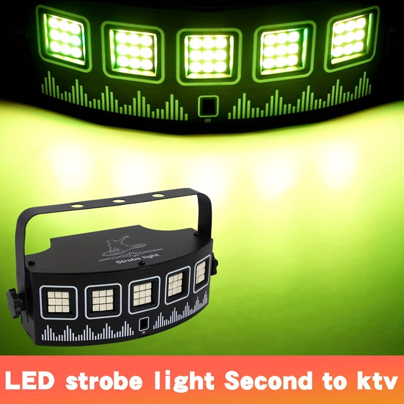 Luz estroboscópica LED de cambio de color YSH USB con control remoto - Lámpara de techo para KTV, escenario de DJ, discoteca, fiesta en casa, club, decoración de Navidad, Halloween, Acción de Gracias, Año Nuevo, perfecta para hogares, bares, restaurantes
