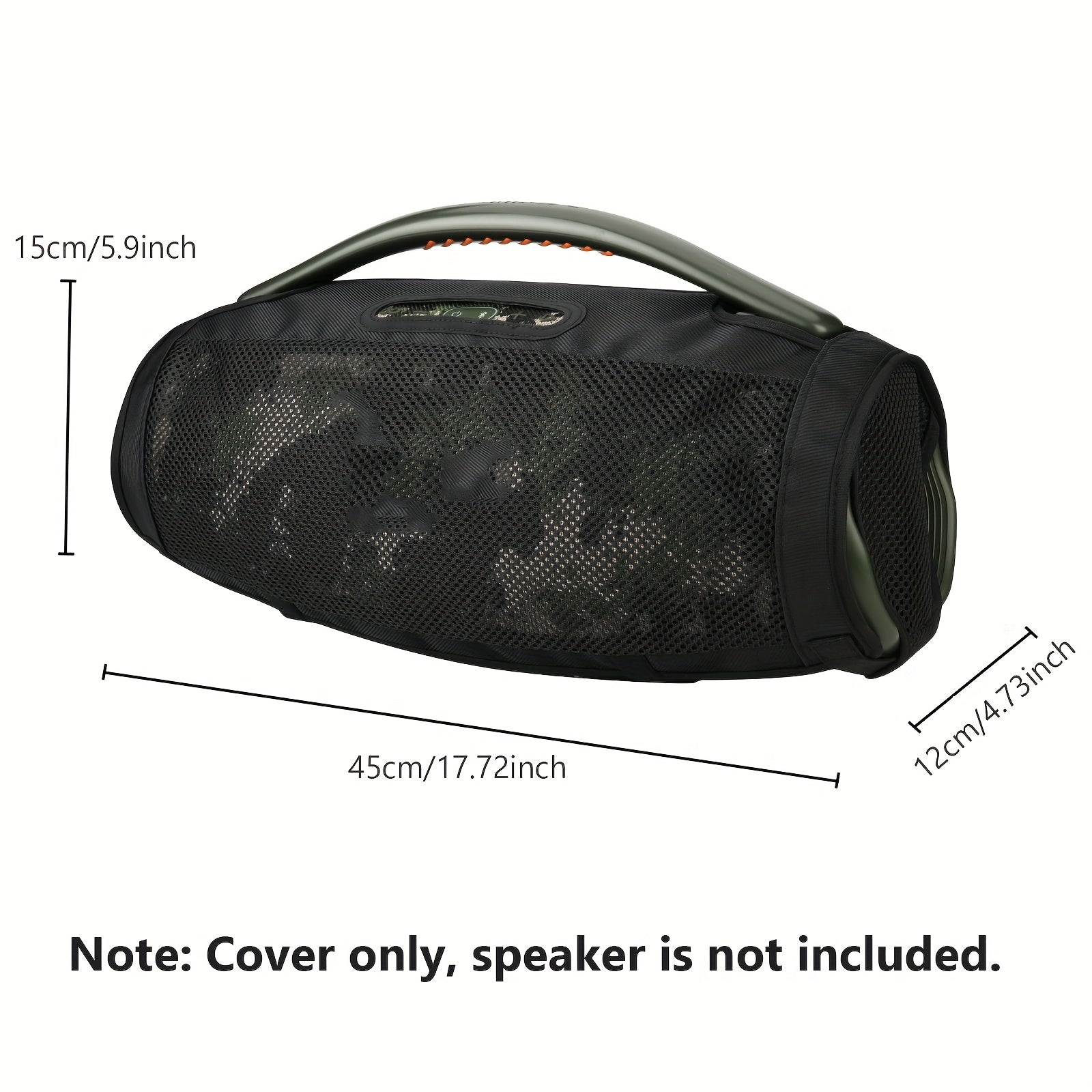 Para JBL BOOMBOX3 Cubierta Protectora de Altavoz Portátil Todo en Uno para BOOMBOX 3 Cubierta Deslizante de Malla Protectora para Altavoz BOOMBOX 3 Cubierta Protectora de Altavoz Portátil Todo en Uno, Cubierta Deslizante de Malla Protectora para Altavoz