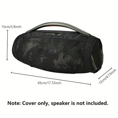 Para JBL BOOMBOX3 Cubierta Protectora de Altavoz Portátil Todo en Uno para BOOMBOX 3 Cubierta Deslizante de Malla Protectora para Altavoz BOOMBOX 3 Cubierta Protectora de Altavoz Portátil Todo en Uno, Cubierta Deslizante de Malla Protectora para Altavoz