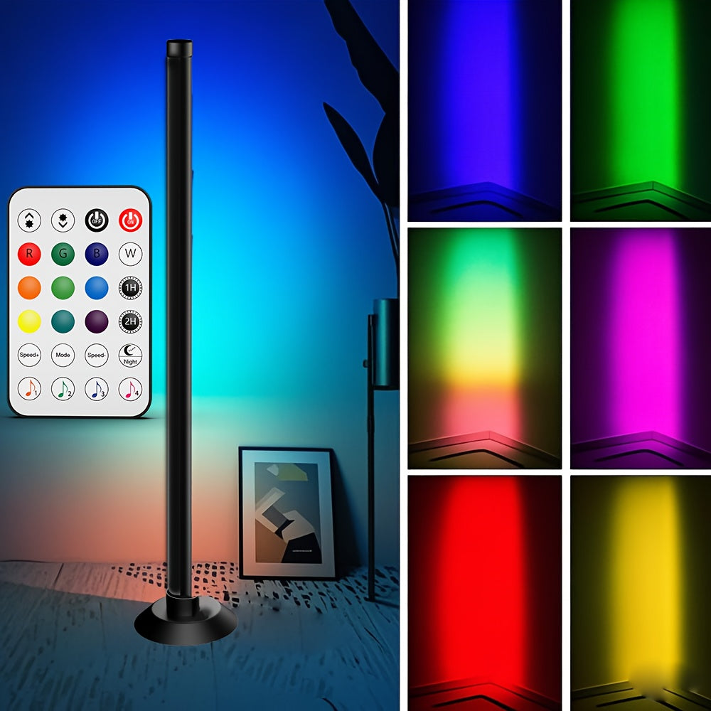 Linterna RGB NBBUFF de múltiples colores, barra ambiental con luz USB, control por App y mando a distancia, función de temporizador en la APP, brillo ajustable, para dormitorio, clubes musicales, fondo de TV y decoración de fiestas