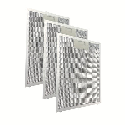 1pc Filtro de Campana Extractora TENLUN - Malla Antigrasa Extraíble y Lavable, Construcción Metálica Duradera con Bisagra de Plástico PP para Limpieza Fácil, Compatible con Sistemas de Ventilación de Cocina, Instalación Sencilla