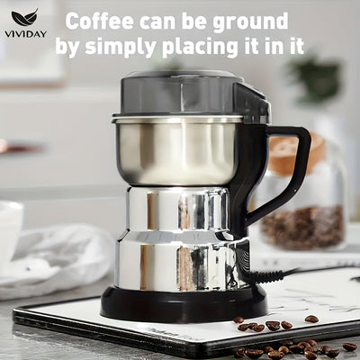 Amoladora multifuncional con cuchillas de 8 páginas, adecuada para café, granos, hierbas, especias y frutos secos, máquina eléctrica de moler es un buen ayudante en la cocina