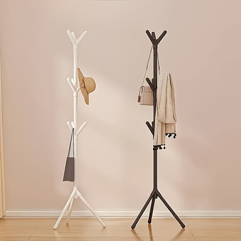 Perchero minimalista de 6/9 ganchos, soporte para abrigos y sombreros de pie, ideal para colgar ropa, bolsas y guardarropas