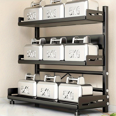 Estante de Especias Metálico Ajustable de 2 Niveles - Organizador de Encimera que Ahorra Espacio para Especias, Botellas y Utensilios - Perfecto para Cocina y Comedor