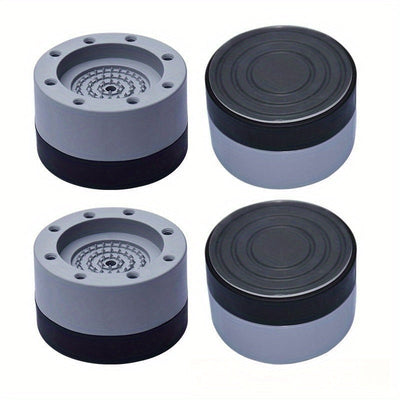 4pcs Almohadillas Niveladoras Antideslizantes de Altura Ajustable - Plástico Resistente con Base de Goma para Lavadora, Refrigerador, Congelador y Electrodomésticos & Decoración del Hogar, Estabilizadores de Aplicaciones, Diseño Elegante, Construcción Du