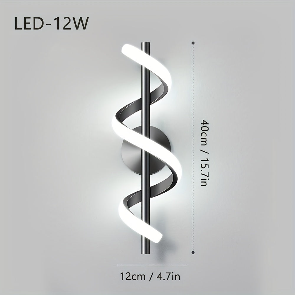 1pc Aplique Creativo, Aplique de Pared para Dormitorio, Aplique Decorativo para Pasillo, Aplique Americano Moderno Minimalista - Incluye Herramientas de Instalación