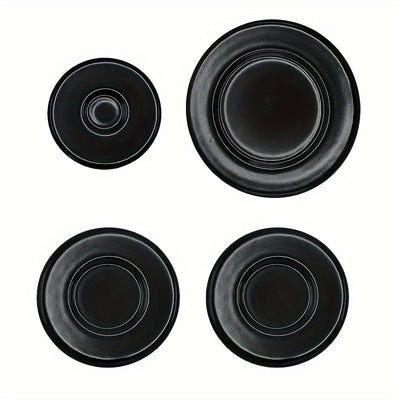 4 paquetes de cubiertas para quemadores de estufas de gas compatibles con estufas Sabaf - Tapas de repuesto duraderas, no se requieren baterías, paquete variado con opciones de 55 mm, 75 mm y 100 mm