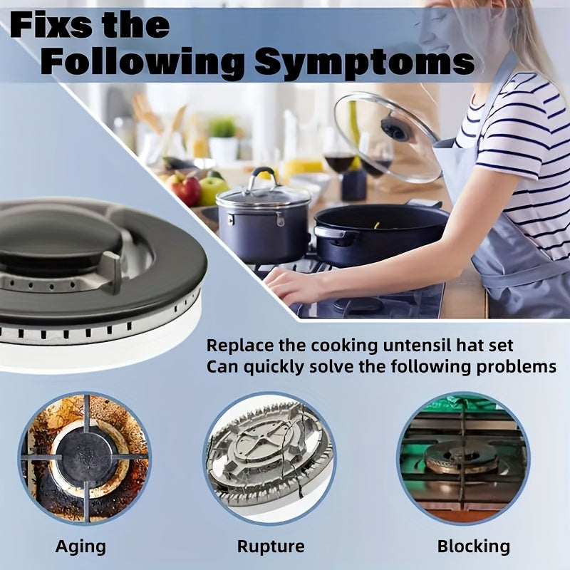 Accesorios de cocina, accesorios de estufa de cocina, distribuidor de segunda generación de estufa de gas Sabaf, reemplazo de cabeza de estufa SABAF 130# quemador + distribuidor (por favor, mida su estufa antes de realizar la compra)