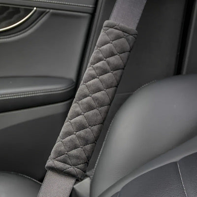 Almohadilla Acolchada de Lujo para Cinturón de Seguridad, Cubierta Cómoda y Duradera en Poliéster, Ajuste Universal para Camiones y Autos