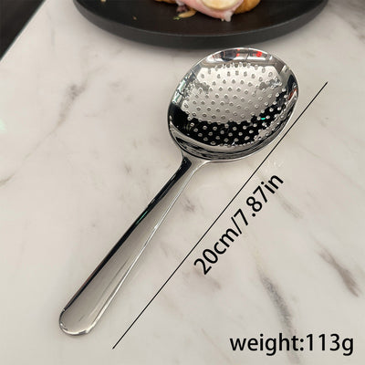 1pc Cuchara Grande de Acero Inoxidable para Buffet, Cuchara Grande de Servir, Cuchara para Fiestas/Banquetes/Buffet, Apta para Lavavajillas, Cuchara Plateada de Cocina, Gadgets Prácticos de Cocina para Uso Familiar