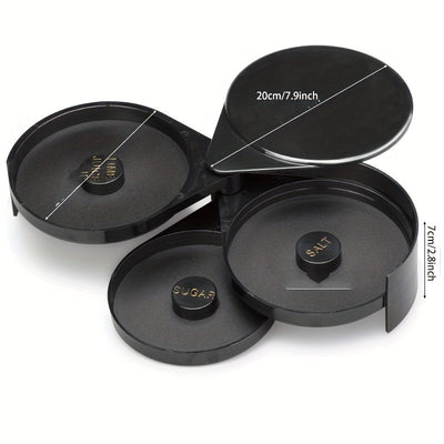 1 pieza de escurridor de cóctel de 3 niveles, herramienta de bar negra de plástico con esponja, sin contacto con alimentos, para margaritas, bloody marys, gimlets - Accesorio para bartender
