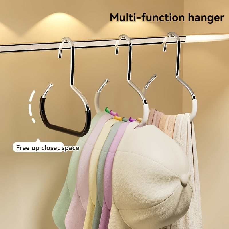 1pc Colgador de Sombreros Nuevo, Almacenamiento Fantástico: 1 Colgador para 8 Gorras, Organizador Multifuncional para Dormitorio o Armario con Soporte Interior sin Ganchos ni Marcas