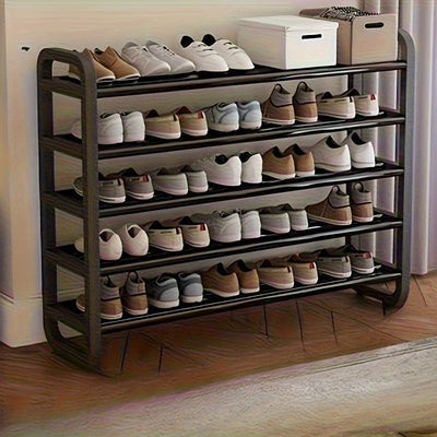 1 estante vertical ahorrador de espacio - Fácil montaje, organizador de zapatos y suministros de oficina de varios niveles, independiente, multifuncional para dormitorios y hogares - Estante de almacenamiento de zapatos | Estante ahorrador de espacio | E