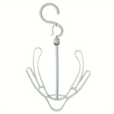 Organizador de Zapatos Duradero con Múltiples Ganchos - Verde Pastel y Azul, Ahorrador de Espacio para Uso Interior/Exterior, Balcón, Entrada, Armario, Diseño Elegante y Ligero, Secado de Calzados