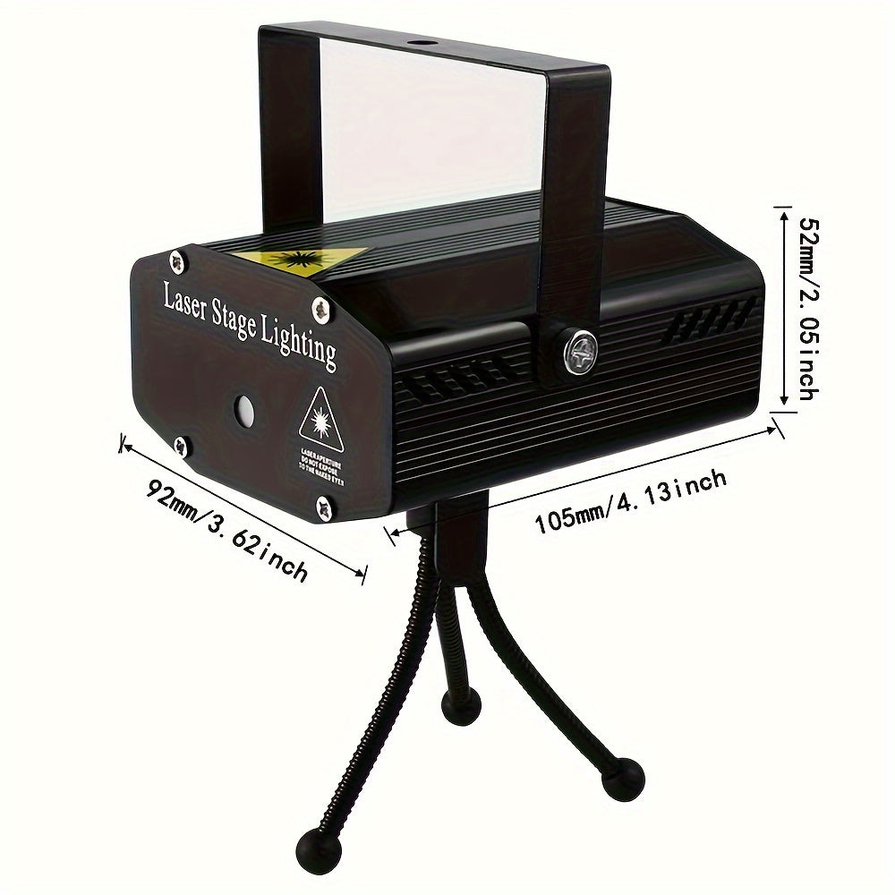 Proyector de luz láser, patrón de cielo estrellado, negro/azul, acabado cepillado, alimentado por USB, 36V máximo, cuerpo de aluminio, <0,4mW, accesorio de iluminación de escena para equipo de sonido en vivo