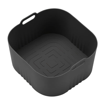 Juego de 1/2 bandejas cuadradas de silicona para freidoras de aire, compatibles con accesorios del Philips HD9252, superficie antiadherente, apto para horno y microondas, fácil de limpiar, accesorios multifuncionales para cocina