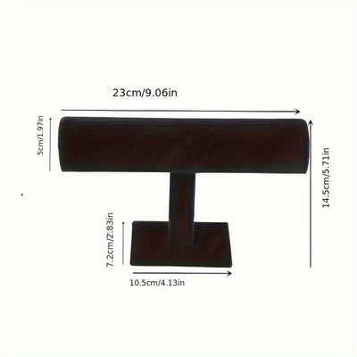 Soporte de exhibición de lujo de terciopelo para pulseras y collares, adecuado para mercados nocturnos y puestos, también para mostrar relojes, tobilleras y otros artículos de joyería, torres de joyería