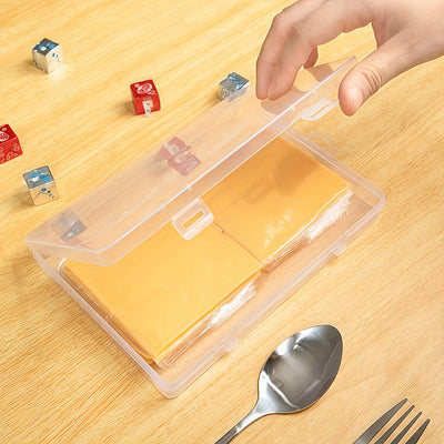 Conjunto de 1/3 piezas de recipientes sellados sin BPA para almacenar queso y mantequilla. Adecuado para refrigeradores, gabinetes de cocina y cajas de almacenamiento de alimentos en la mesa del comedor, reutilizables portátiles para picnics al aire libr