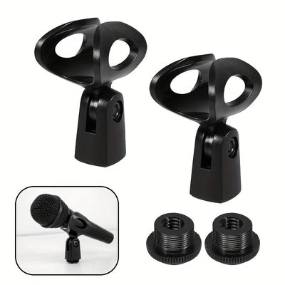 2 soportes de micrófono ajustables para micrófono de escritorio, soporte de micrófono con clip para montaje en el suelo, micrófono Eid Al-Adha Mubarak