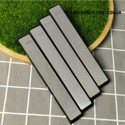 Conjunto de 4 piezas de Cuchillas de Molienda de Piedras de Diamante, Afilador Multiusos para Exteriores, Afilador de Ángulo Fijo Dedicado a la Corrección de Piedras