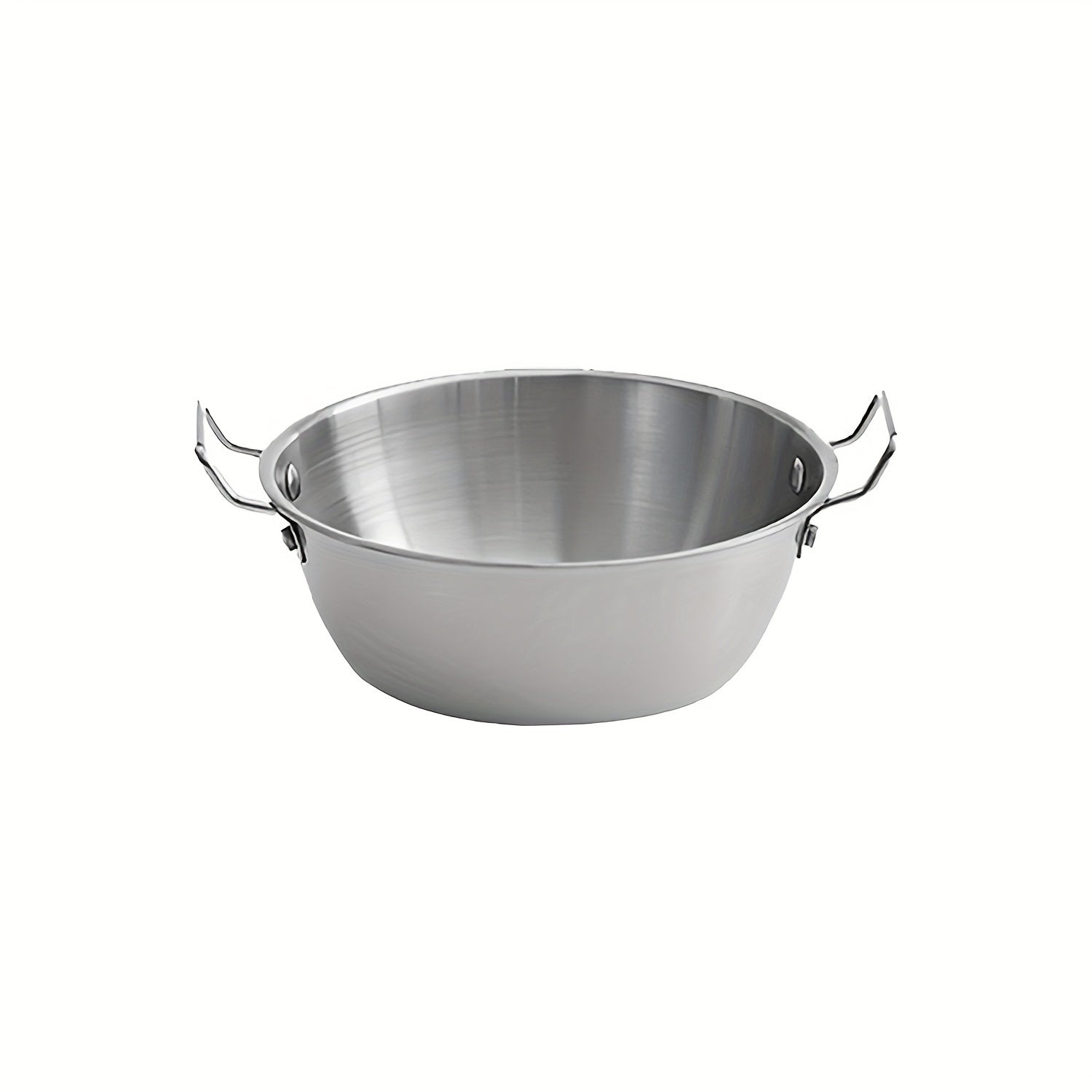 1PC Cuenco De Aperitivos De Acero Inoxidable 304, Cuenco De Sopa De Fideos Japoneses, Cuencos De Ramen, Cuenco De Servicio Coreano Con Asa, Para Cocinar, Hornear, Preparar Ensaladas, Sopa De Pho, Cereales, Para El Hogar, Cocina, Restaurante, Accesorios D