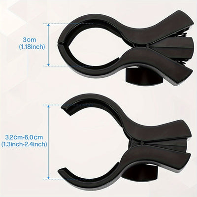1/2 piezas, clip de micrófono grande, soporte ajustable para micrófonos con un diámetro exterior de 1,26" desde 2,3", con adaptador de tornillo macho de 5/8" a tornillo hembra de 3/8"