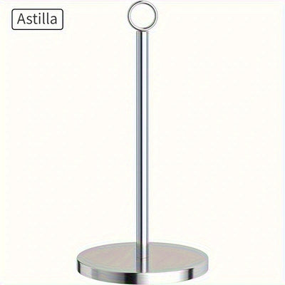 Soporte Moderno para Toallas de Papel de Acero Inoxidable - Antideslizante, Soporte de Encimera para Organización de Cocina y Baño