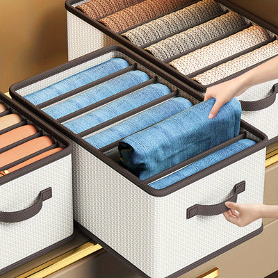 Contenedores de tela contemporáneos para guardar bajo la cama, organizadores multipropósito no impermeables para ropa de invierno y artículos esenciales