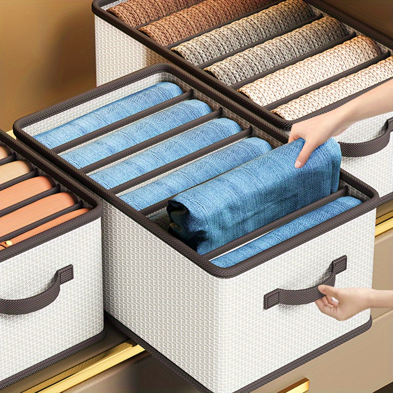 Contenedores de tela contemporáneos para guardar bajo la cama, organizadores multipropósito no impermeables para ropa de invierno y artículos esenciales
