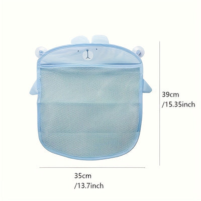 1pc Bolsa de almacenamiento de juguetes de playa creativos con bolsillo de recolección de conchas, organizador de colgar plegable, estantería de tela multifuncional para varios tipos de habitaciones - 1pc