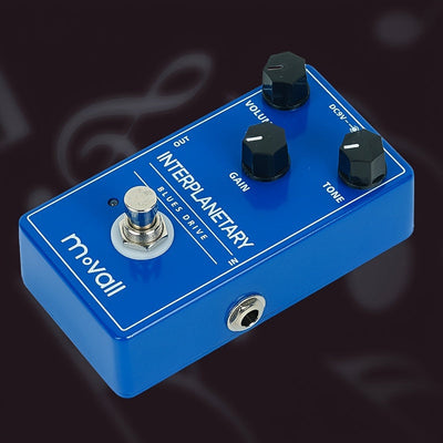 Pedal Movall MP100 Blues Drive - Overdrive de Tono Vintage, True Bypass, Aleación de Aluminio Duradera, Alimentado por 9V DC