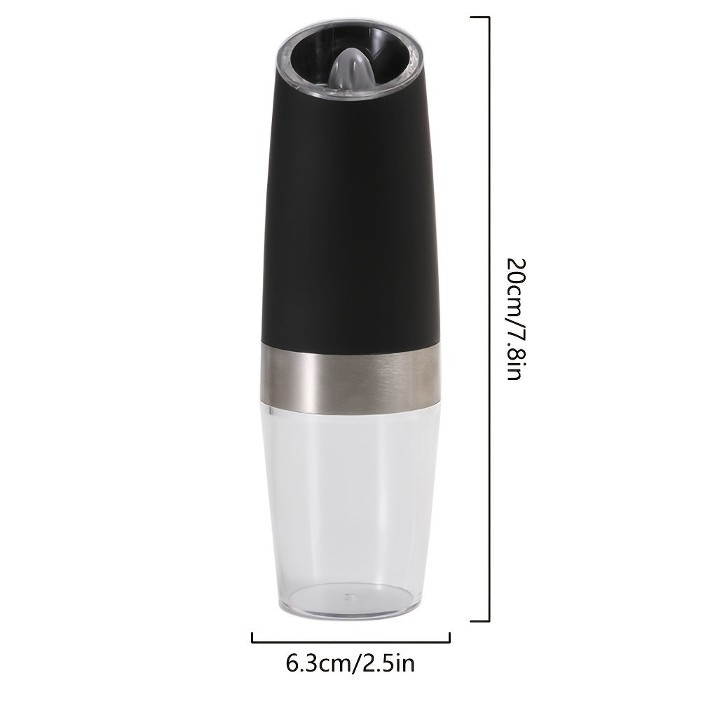 1 unidad, Molinillo de Pimienta Automático, Molinillo de Sal Ajustable, Molinillo de Especias Eléctrico para Hogar, Herramienta de Cocina, Accesorio de Cocina